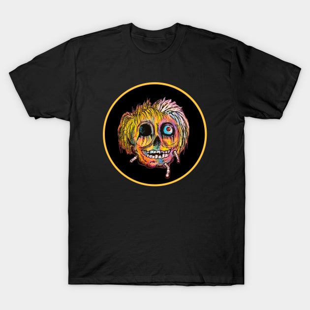 trippy zombie kid T-Shirt by Garbage art by Albino Ryno